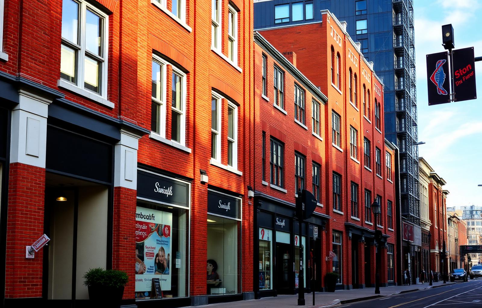 Birmingham hub — red-brick city-centre offices